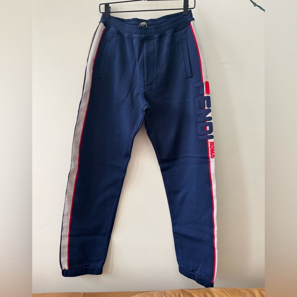 FENDI X FILA Track Pant size 48 Made in Italy